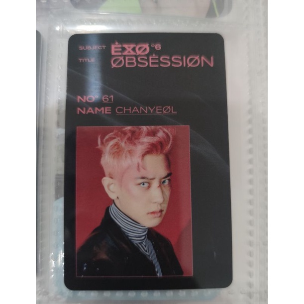 EXO Chanyeol PCY Id Obsession X-EXO pc photocard official