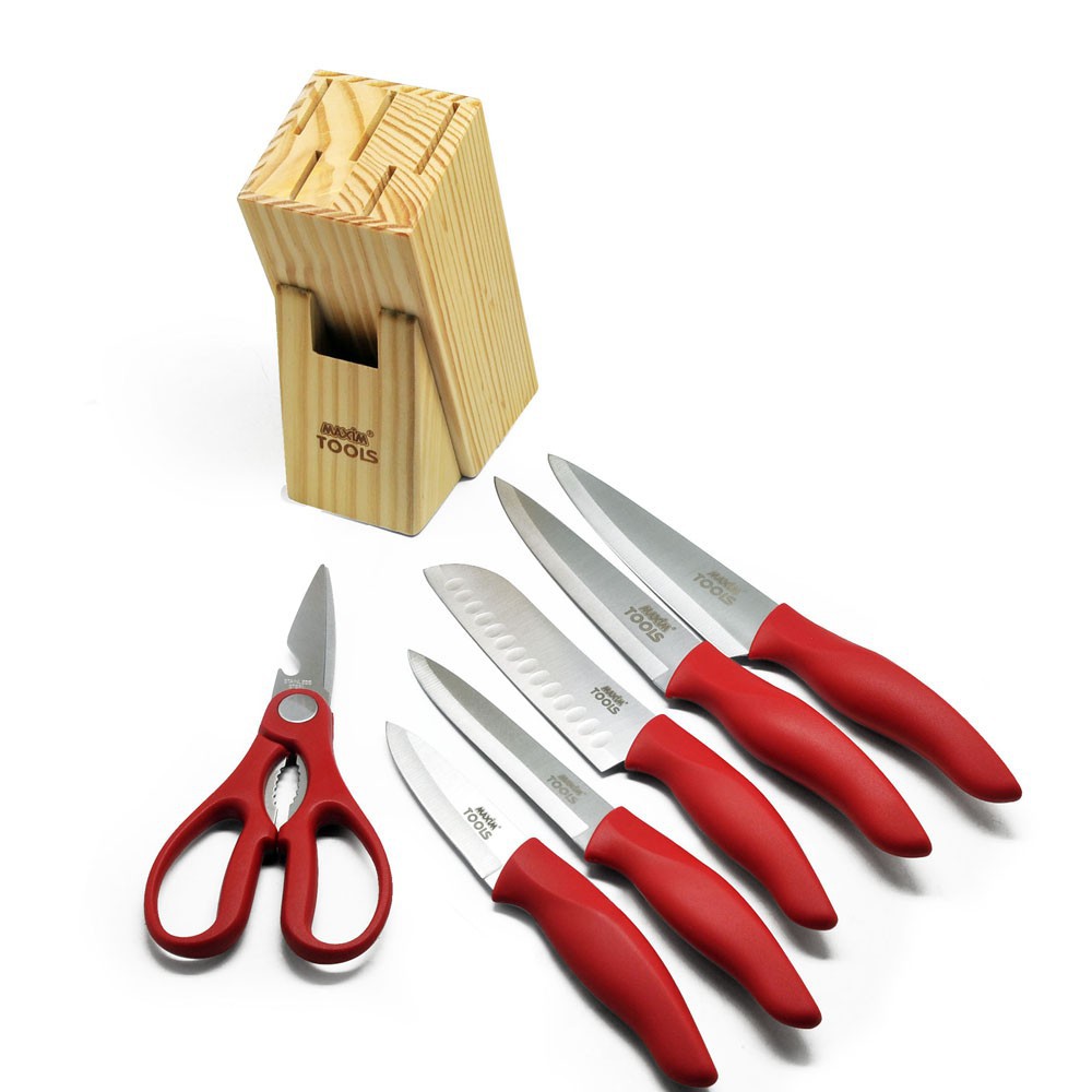 Maxim Tools 7pcs Knife Set - Pisau Daput 7pcs Set MTSF7PCKST-1N