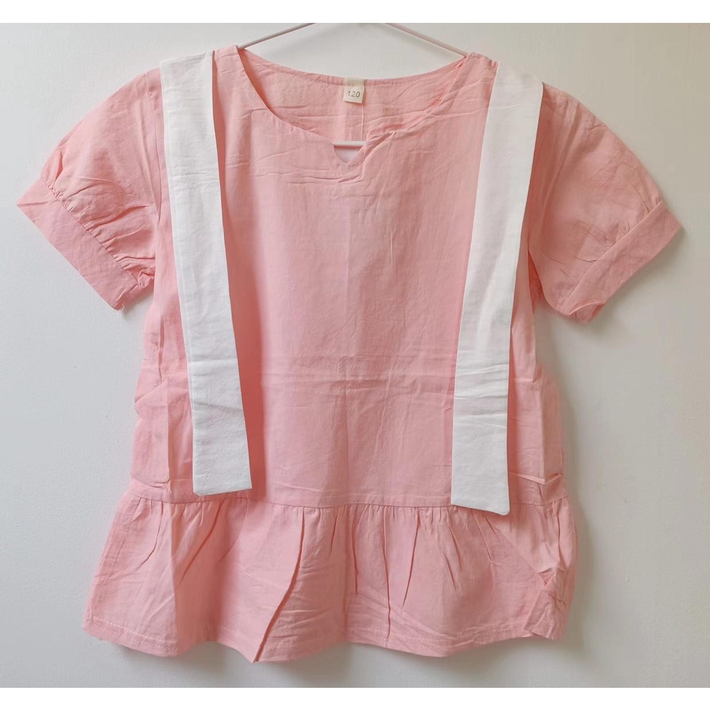 【Happy Baby】1-5tahun QZ-68  Baju Anak Import/Gaun Anak Perempuan/Gaun Busur/Gaun PutriPREMIUM QUALITY