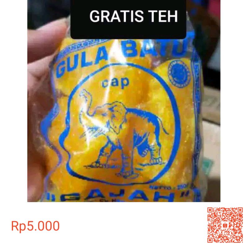 

gula batu cap gajah 250 gram