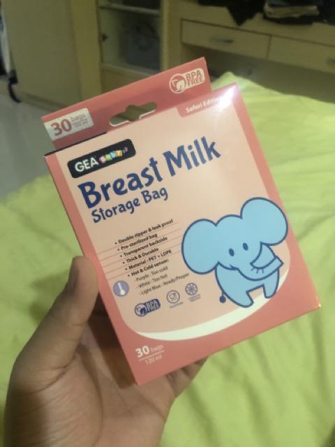 Baabaa Kantong Asi 100ml - Baa Baa Breastmilk Storage