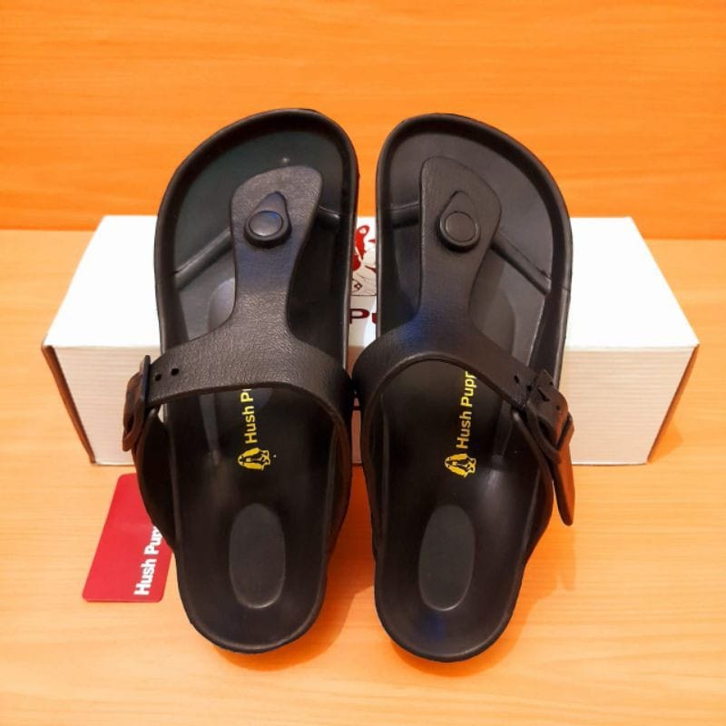 Hush Puppies Sendal Wanita Casual Sandal Slop Wanita Santai Empuk Kekinian Sandal Cewek Distro Terbaru Slip On Anti Slip