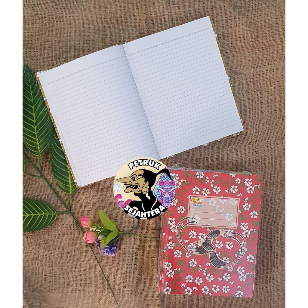 

[PCS] BUKU TULIS VISION HARD COVER KWARTO 100 LEMBAR KUARTO QUARTO
