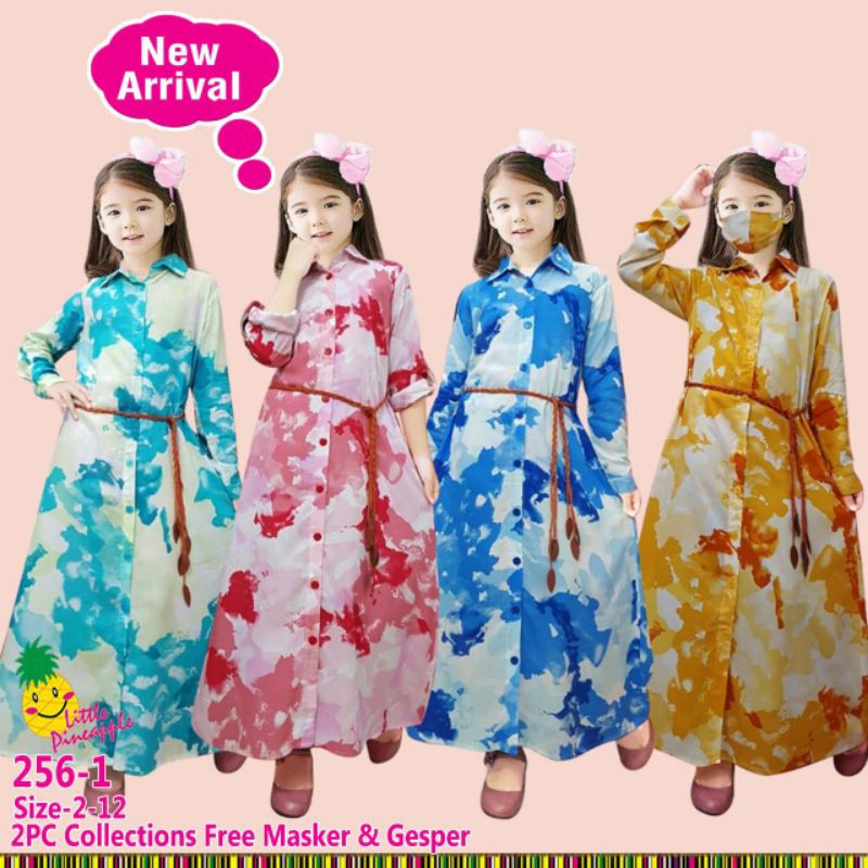 Gamis Little Pineapple Tiedie