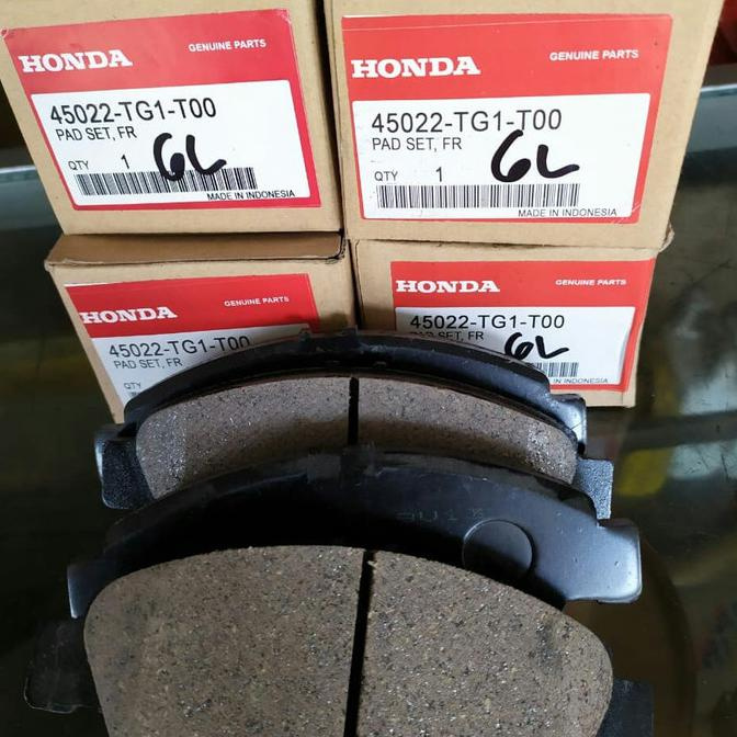 kampas/kanvas rem depan honda jazz/city/brio (1 set)