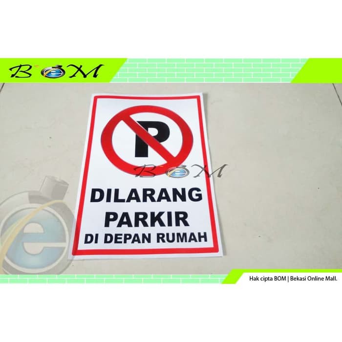 

Stiker Sticker Gambar Tulisan Dilarang Parkir P Di Depan Rumah