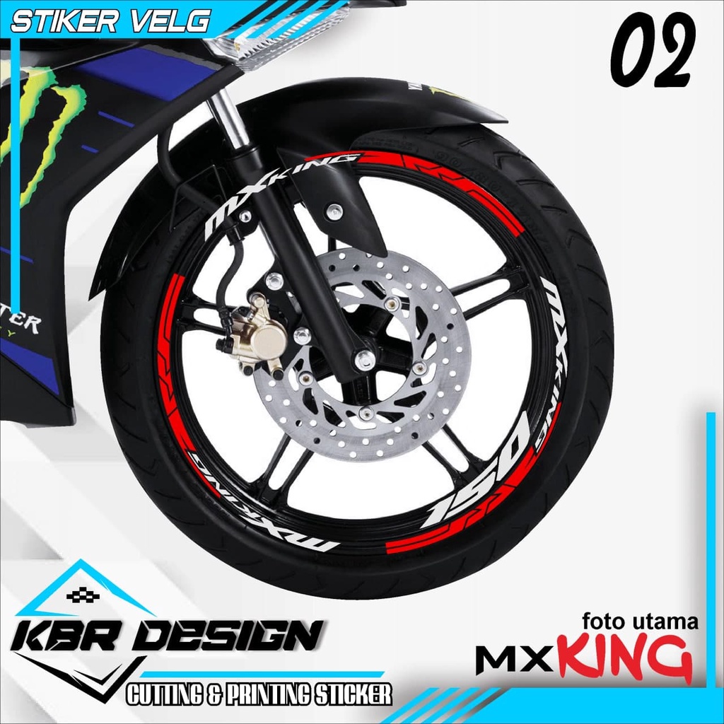 COD LIST VELG MX KING - STIKER STICKER LIS VELG MX KING 02