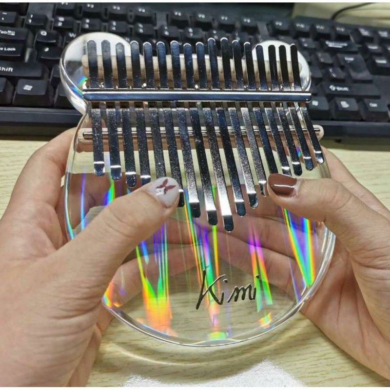Kalimba Kimi - Kalimba Rainbow - Kalimba Akrilik - Kimi Acrilic - Kalimba Transparan - Kalimba Clear
