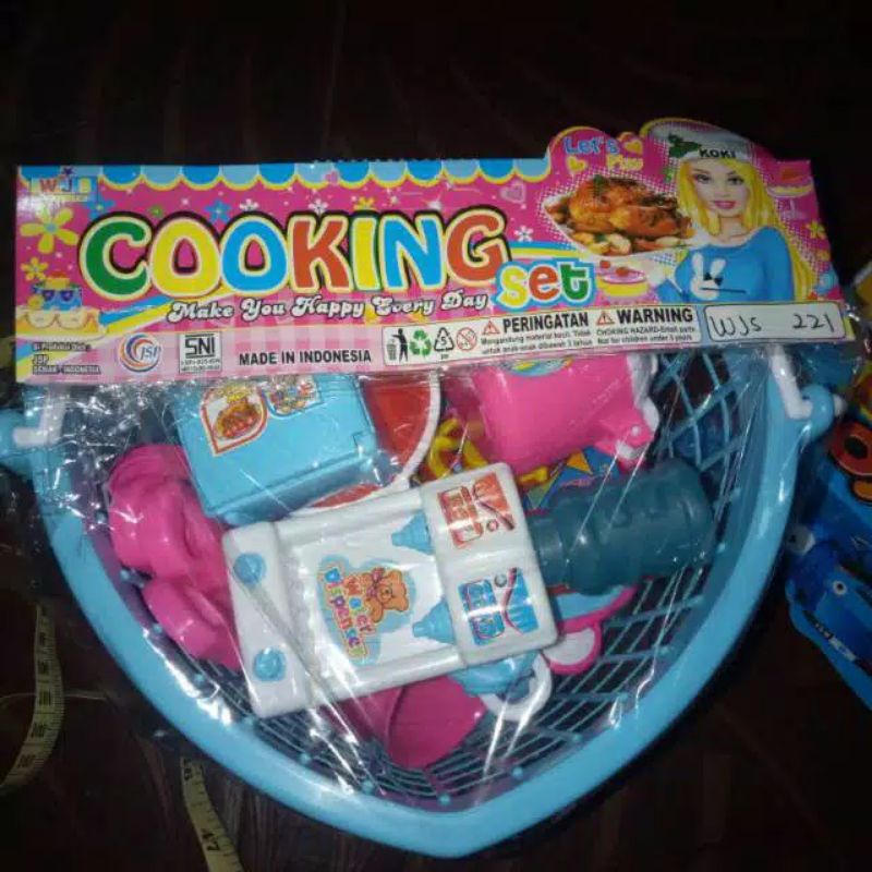 Mainan masak masakan Anak  / Cooking Set Mainan Anak wjs 221