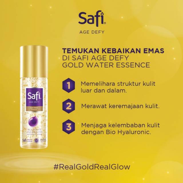 

Safi Age Defy Gold Water Essence