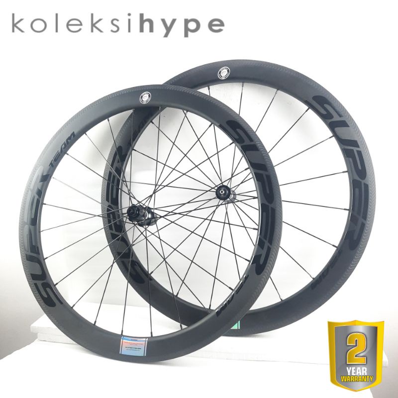 SuperTeam Wheelset Carbon Garansi Resmi Custom Order