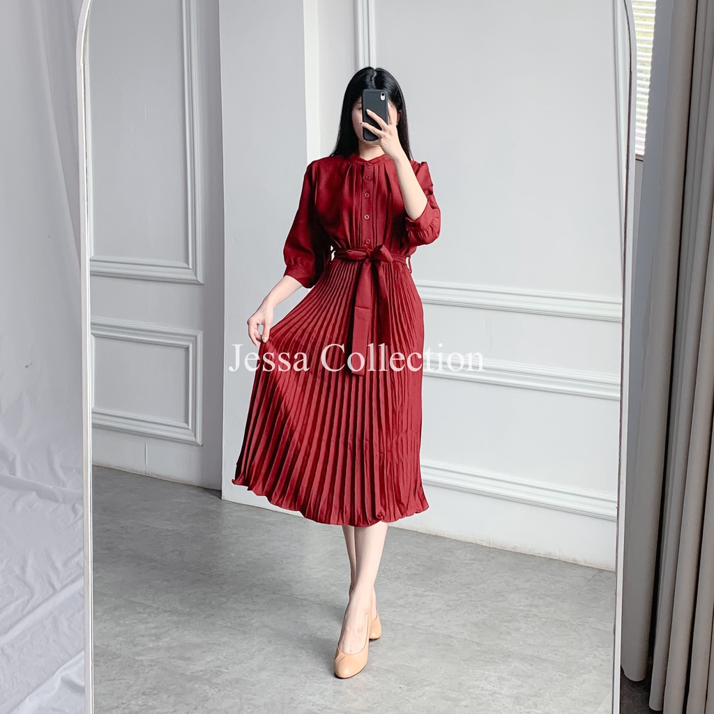 Gania Ribbon Dress LN