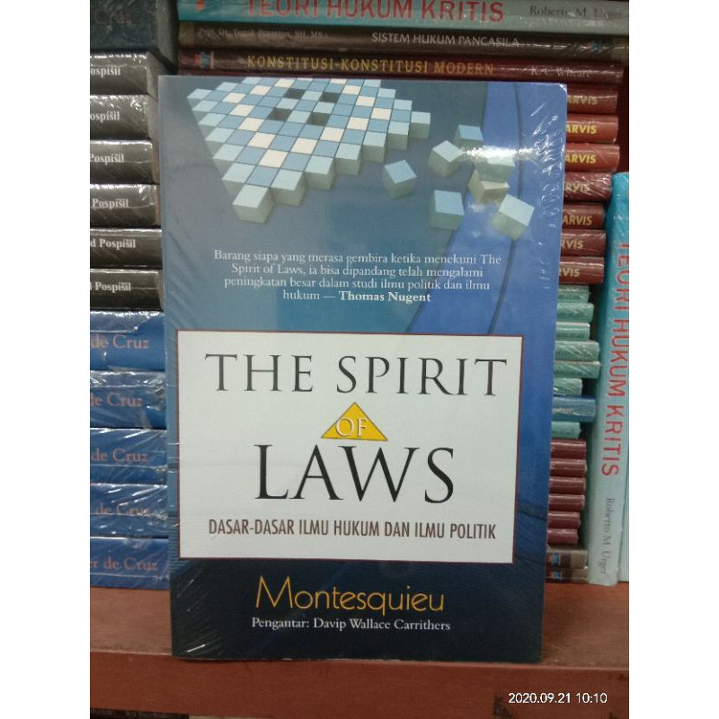 The Spirit of Laws Dasar-Dasar ILmu Hukum