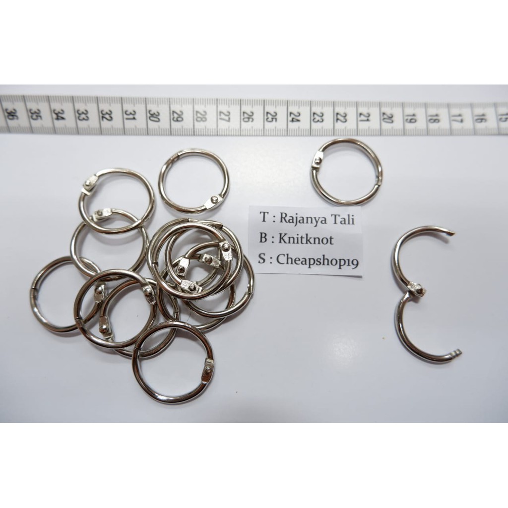 

Ring Binder 2.5 Cm Bulat Buka Tutup Scrap Book 25mm
