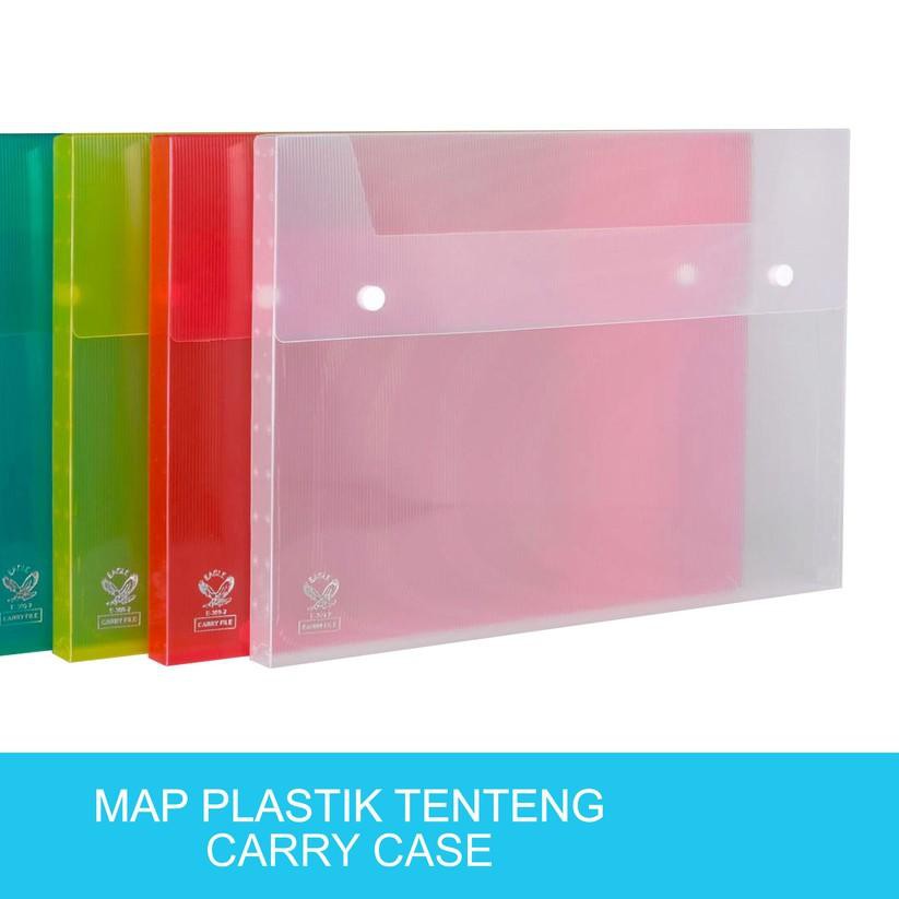 

PROMO 11.11 (qoi-713) EAGLE FILES Carry File Box / Carry Case / Map Plastik Tenteng / Document Case