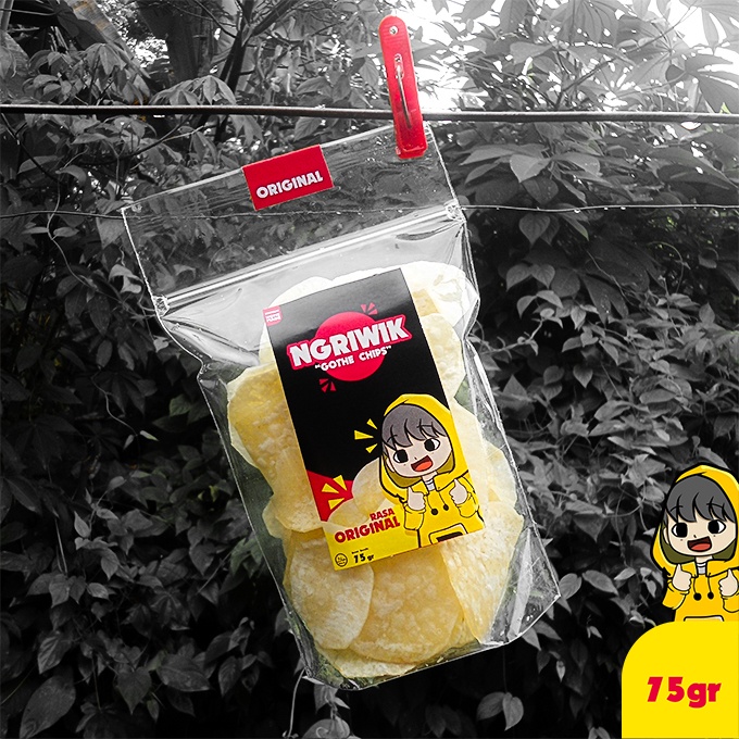 

Keripik Talas Camilan Kekinian Makanan Ringan Snack Ngriwik Original 75gr