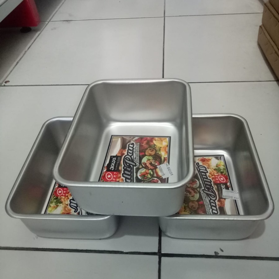 MASPION Loyang Kue Segi CAKE PAN JAWA 35 x 19 cm Aluminium