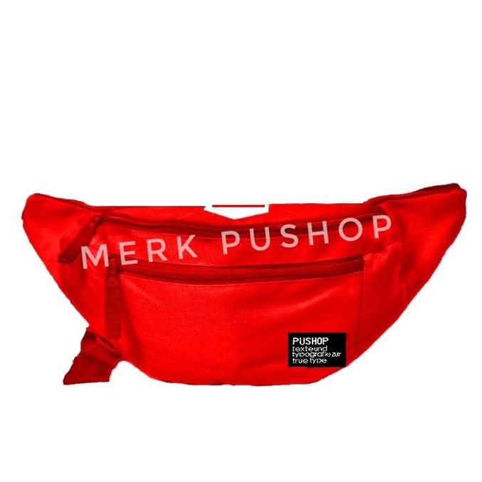 Waistbag Messenger Pria Pushop Oval PUSHOP AUTHENTIC