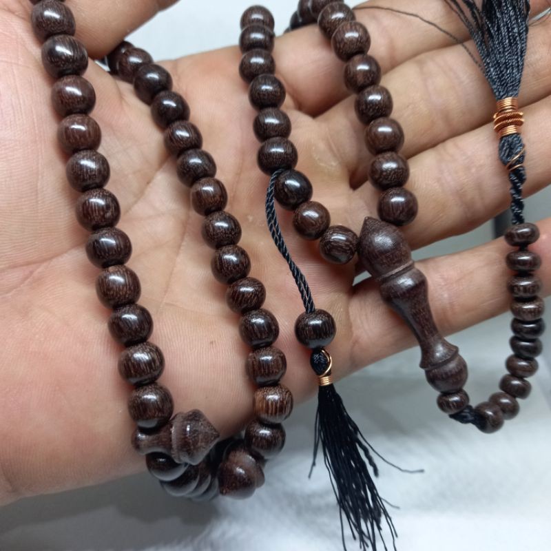 Tasbih galih asem asli 8mm tasbih galih asem hitam tasbih galih asem jawa