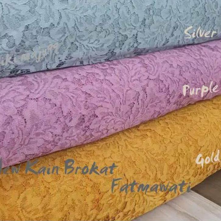 spesial❤ KAIN BRUKAT BROKAT LACE CORD PREMIUM MOTIF BUNGA produck terbaik