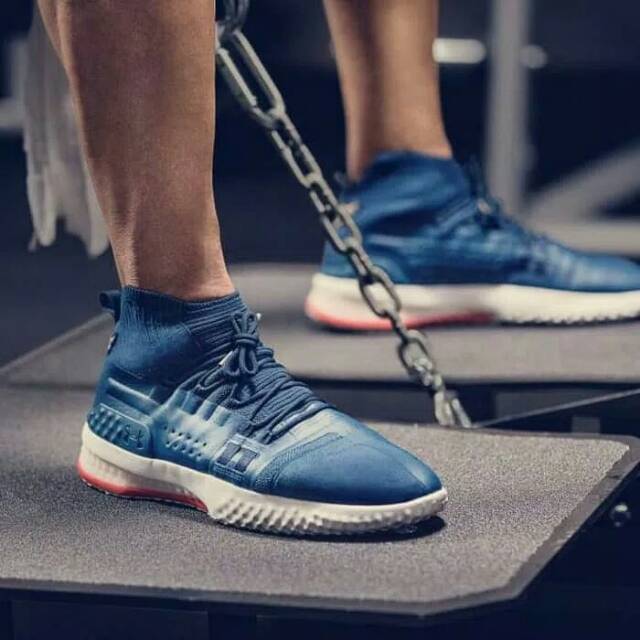 Sepatu Under Armour Project Rock Buat Fitness/Gym Untuk Pria 100% Original