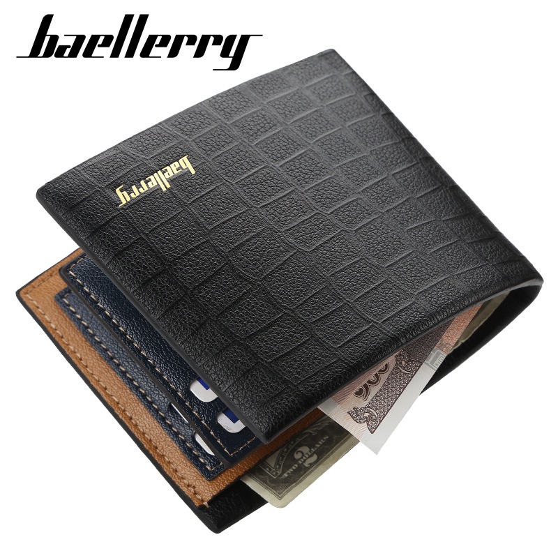 DOMPET LIPAT PRIA BAELLERRY KULIT HITAM ORTEO ORIGINAL WA582B5 SLOT PENDEK KARTU KECIL COWOK SIMPLE BRANDED DISTRO KEREN REMAJA LAKI KEKINIAN POLOS