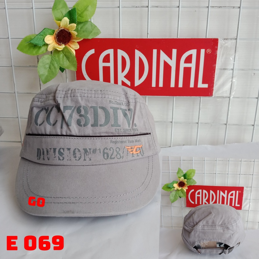 gof CD CARDINAL TOPI CARGO 100% Original Topi Cowok Casual Terbaru