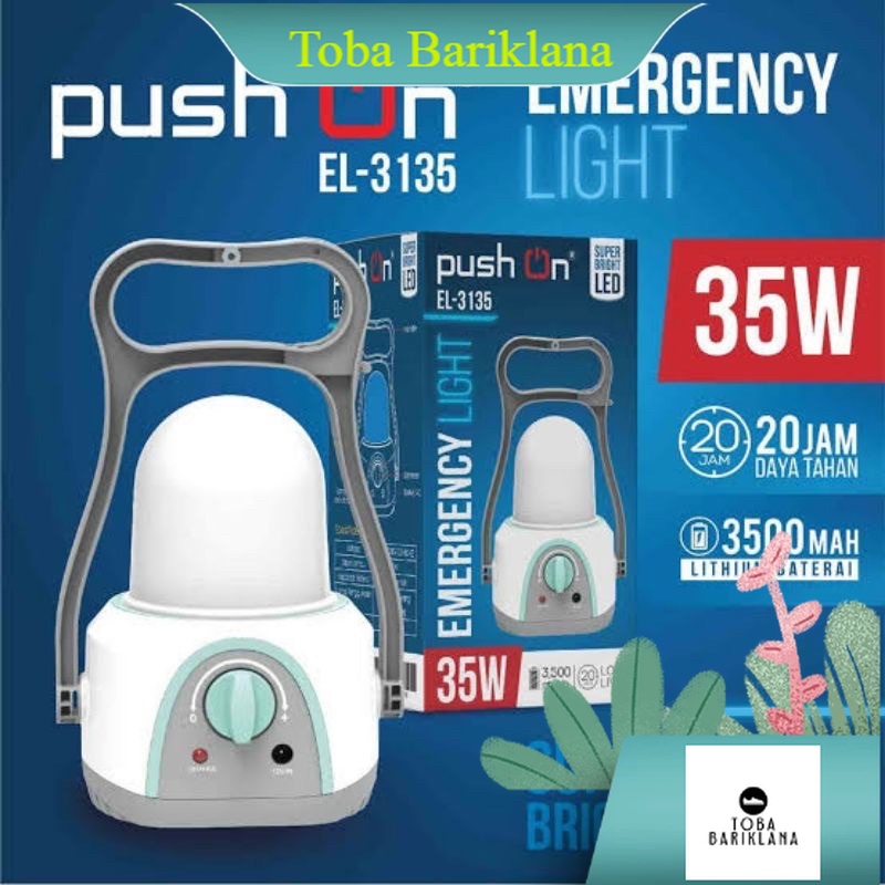 Lampu Emergency 35 Watt Push On EL- 3135