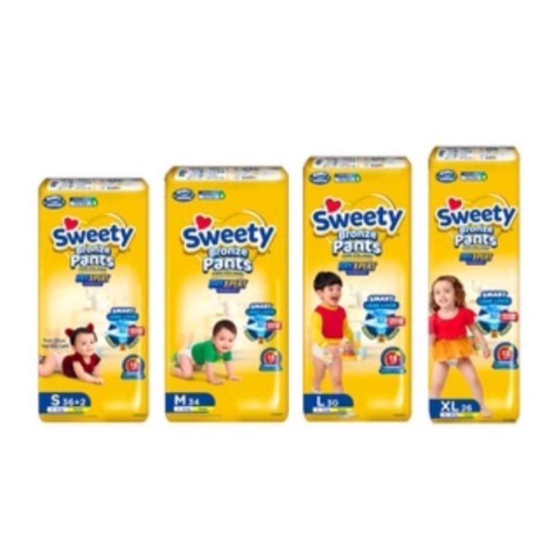 Jual pampers sweety bronze NB44, S, M, L, XL