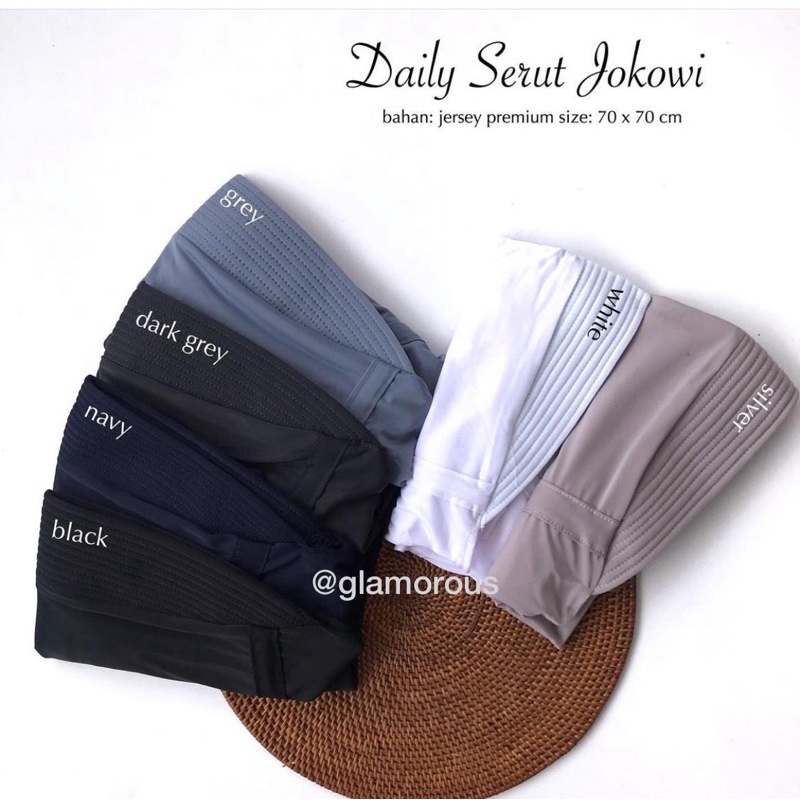 JILBAB SERUT JOKOWI MODEL INSTAN BAHAN JERSEY PREMIUM