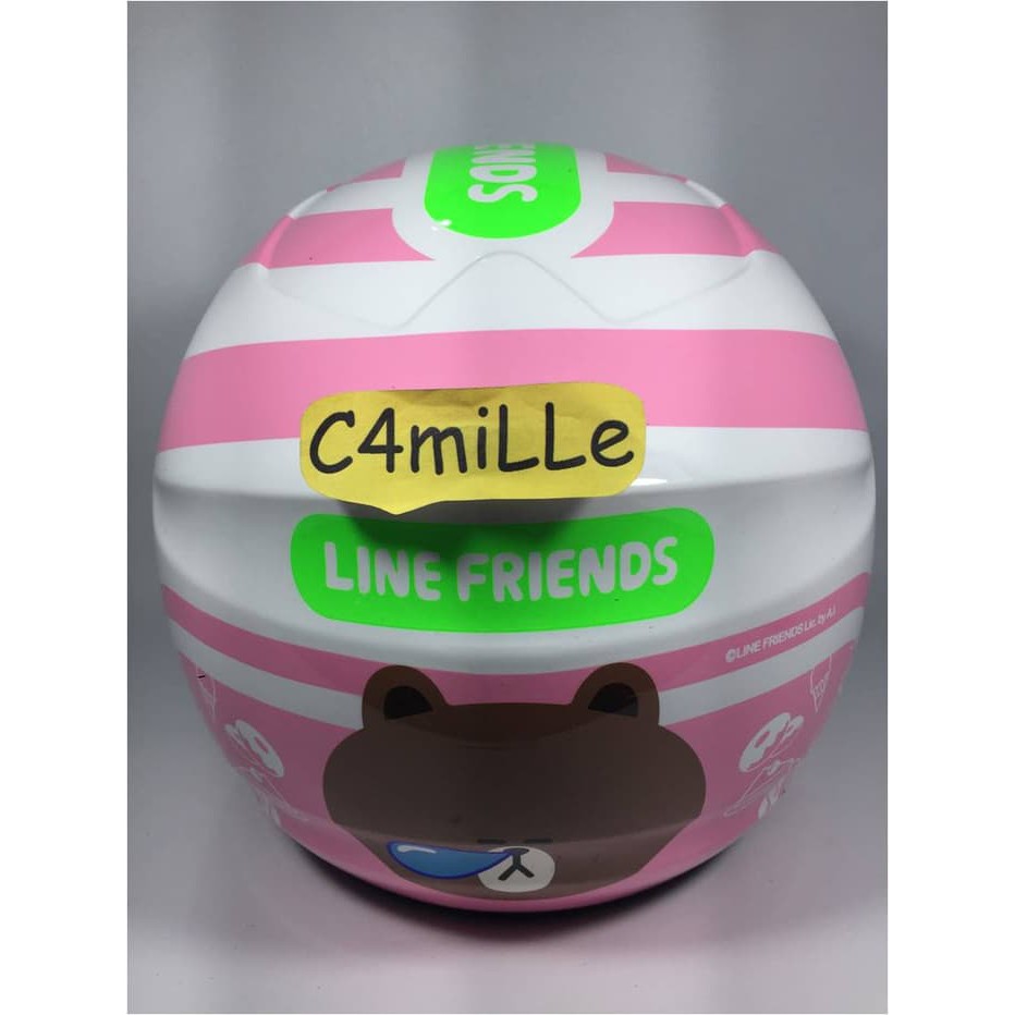 Helm BMC Milan Line brown white pink