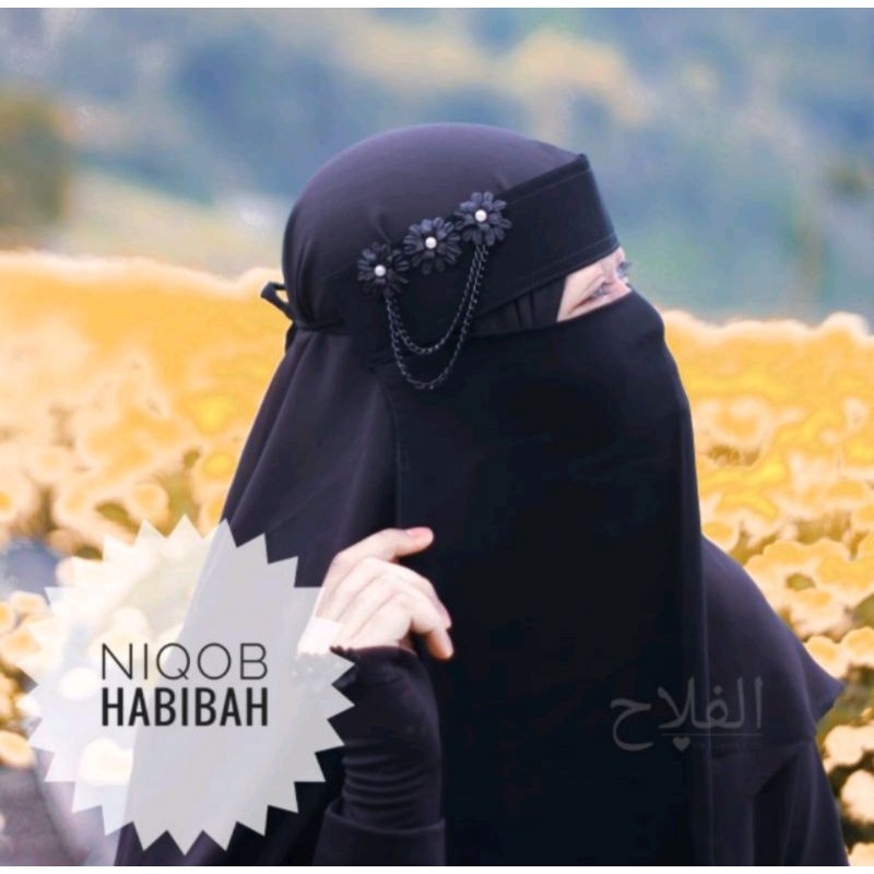 Niqob Bandana Habibah | Niqob Temboro sifon