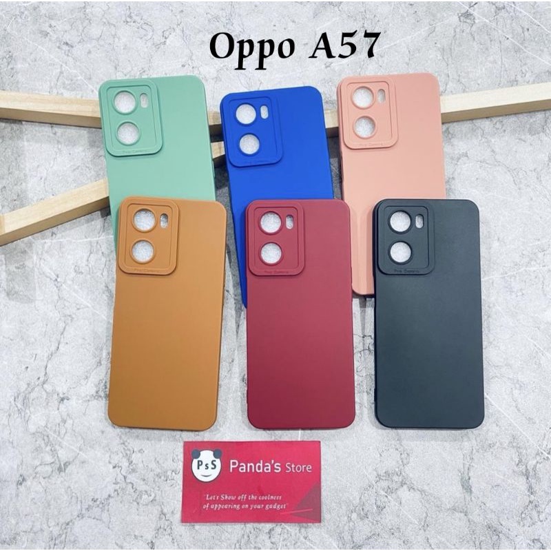 Softcase Pro Camera Oppo A57 4G 2022 Candy Case Full Color 3D Silikon TPU