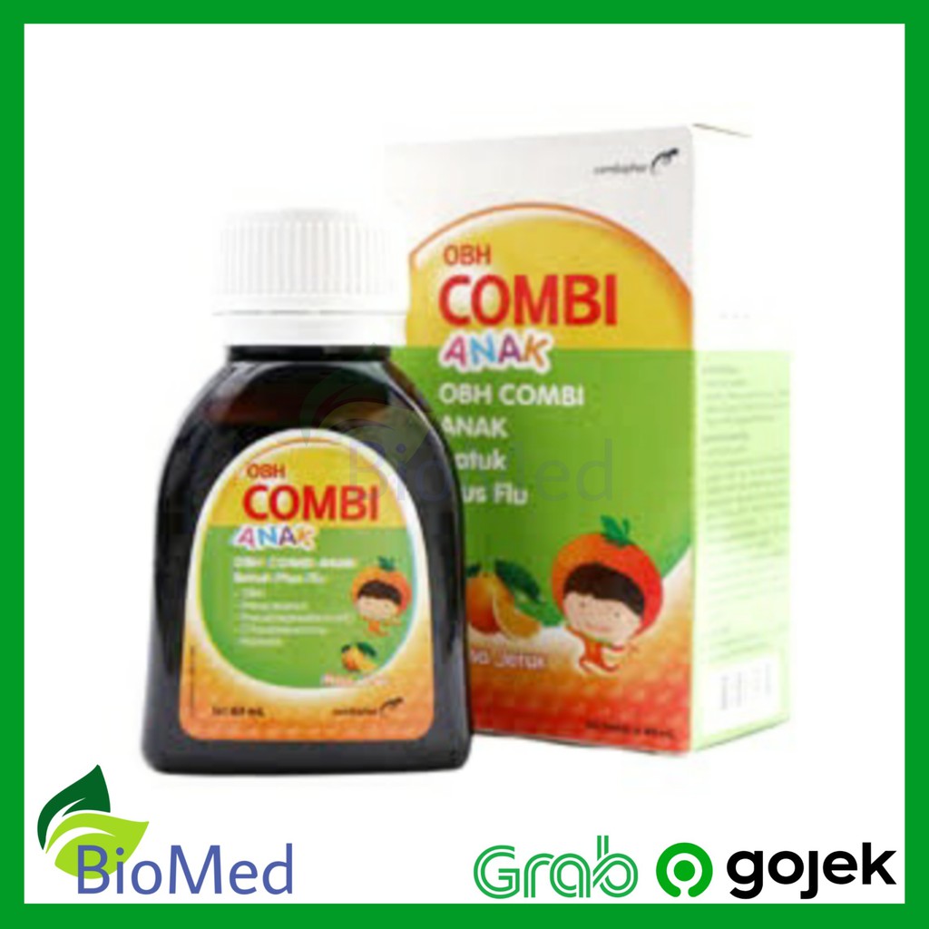 OBH COMBI ANAK Jeruk 60 ml - Obat Demam Batuk Pilek Flu Bersin