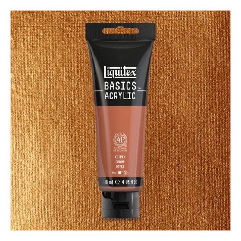 

Cat Acrylic Liquitex Basics 118ml Copper