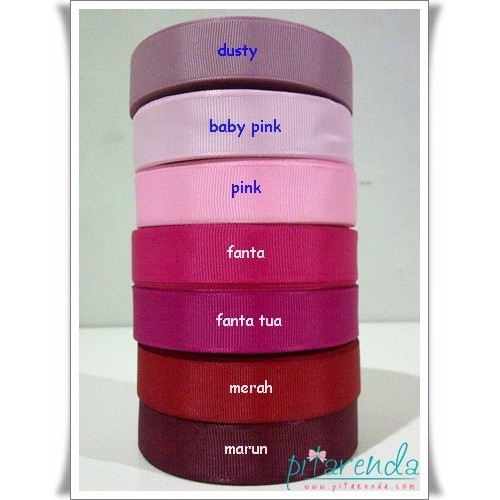 

FRESH PGP 805 Pita Grosgrain Polos 1 inch 2 5 cm per ROL ISTIMEWA