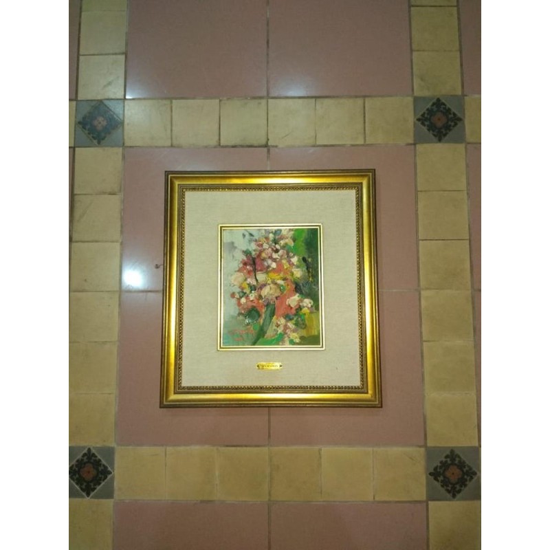 Lukisan Bunga Anggrek (Orchid Flowers), Painter Sri Hadhy Authentic Only Original 100% ASLI