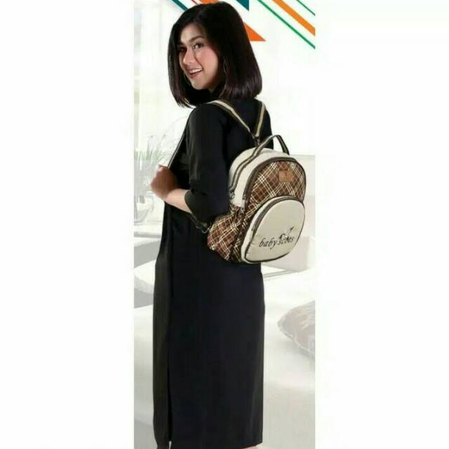 Tas baby scots 2 series medium backpack bag 3in 1 bst 3201