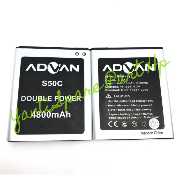 Baterai Advan S50C Original New