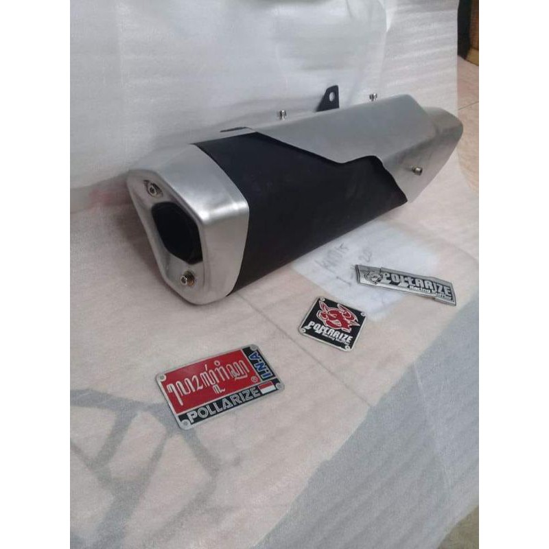 Silincer knalpot racing custom model ninja f1 for byson nmax aerox pcx cbr tiger japstile xmax
