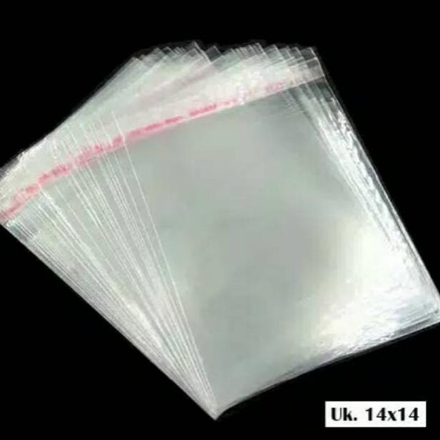 

➫ Plastik opp uk 14 x 14 isi 100 pcs ㆀ