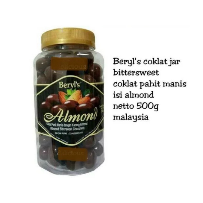 

Beryls Almond Bittersweet Chocolate Halal