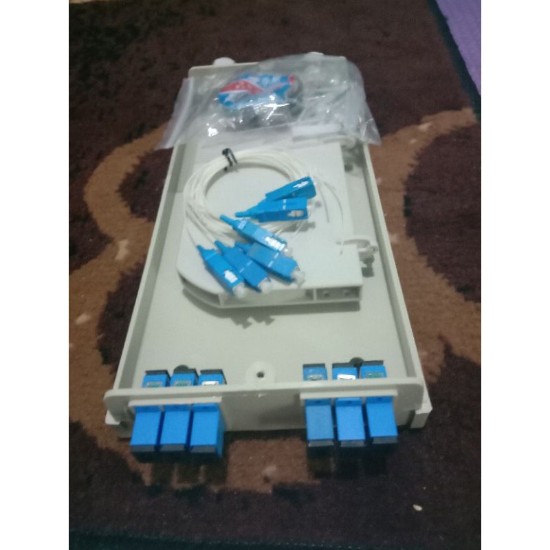 otb/odf 6 core lengkap pigtail SC UPC