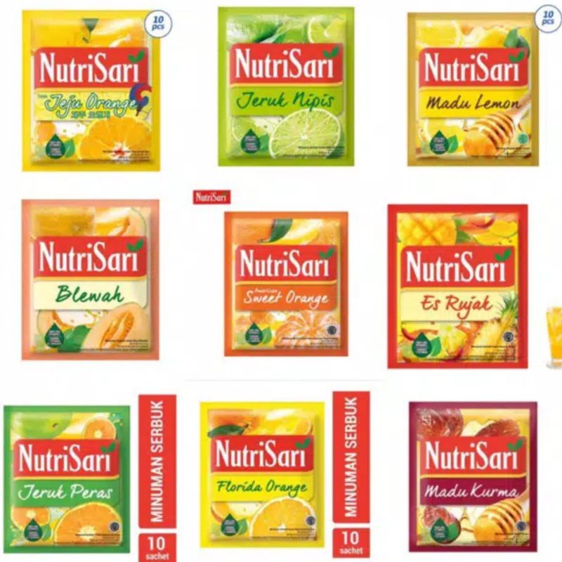 

Nutrisari All Varian 10 Sachet @14gram