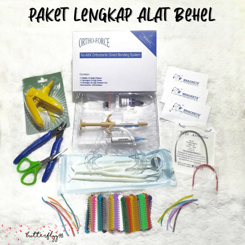 Paket Pasang Braces / Paket Lengkap Alat Behel / Paket Usaha Behel Gigi
