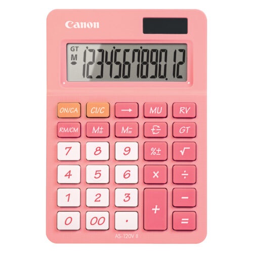 

Kalkulator Calculator Canon AS-120V AS-120 AS 120 V II Pink - Desktop 12 Digit