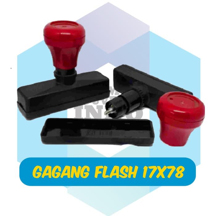 

gagang stempel flash ukuran 17x78mm
