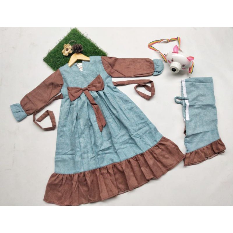 gamis anak muslimah katun madinah