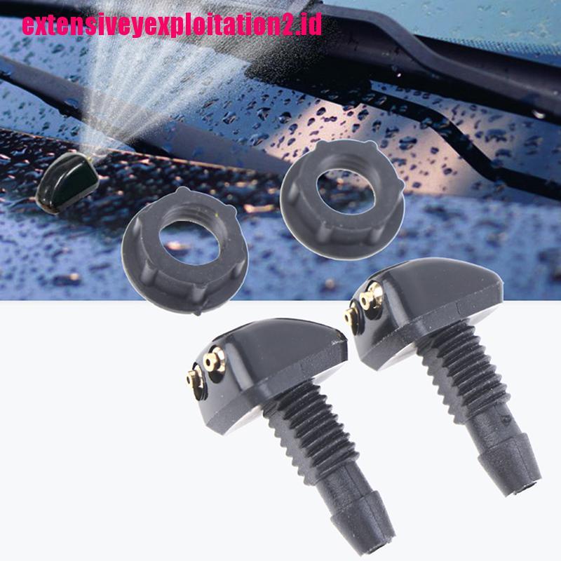 &lt; E2id &amp; &gt; 2pcs Nozzle Wiper Kaca Depan Mobil Universal