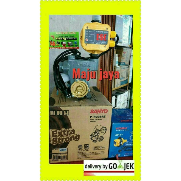 Mesin Pompa Air Booster Pendorong SANYO